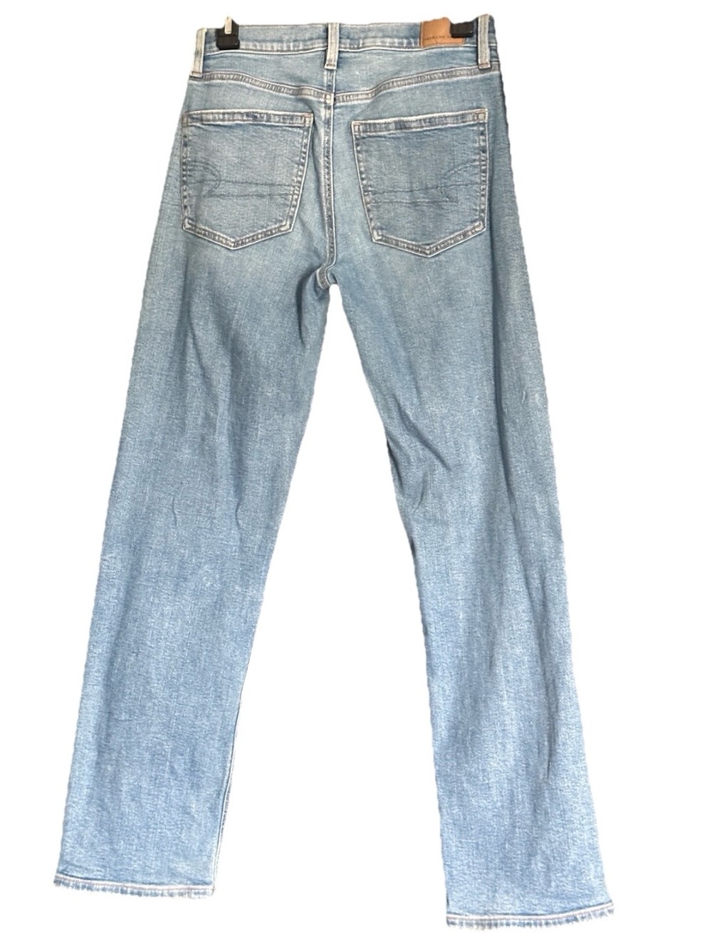 American Eagle High Waisted Ankle
Straight Jeans Light Wash Denim
Size 00 - Picture 4 of 8